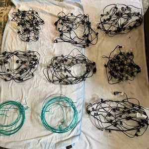 7 stands of string lights